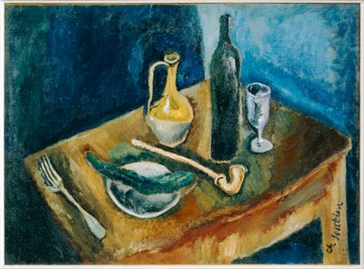 Natura morta con tubo - Natura morta con tubo MNPL ... da Chaim Soutine