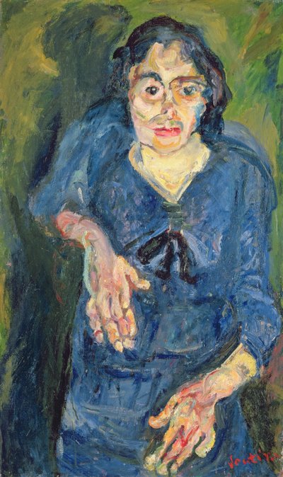 Ritratto - Donna in blu da Chaim Soutine