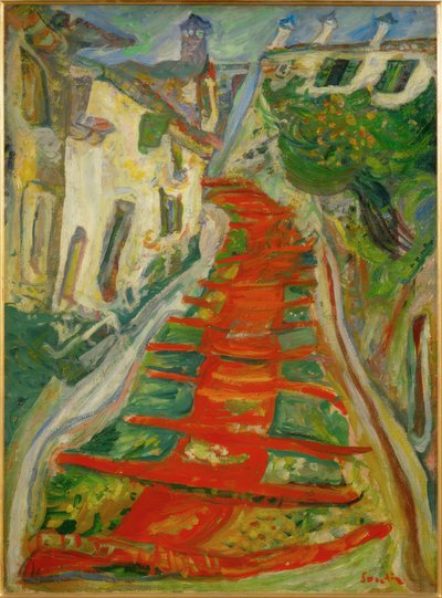 Gradini rossi a Cagnes da Chaim Soutine