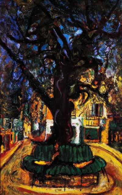Piazza di una piccola città a Vence, 1929 da Chaim Soutine