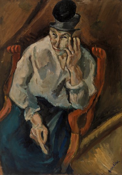 Donna seduta in poltrona da Chaim Soutine