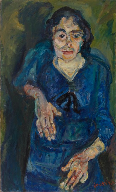 Donna in blu da Chaim Soutine