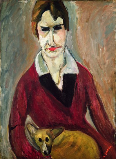 Donna con cane da Chaim Soutine