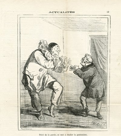 Illustrazione di Cham (1819-1879) in Le Charivari da Amédée de Noé