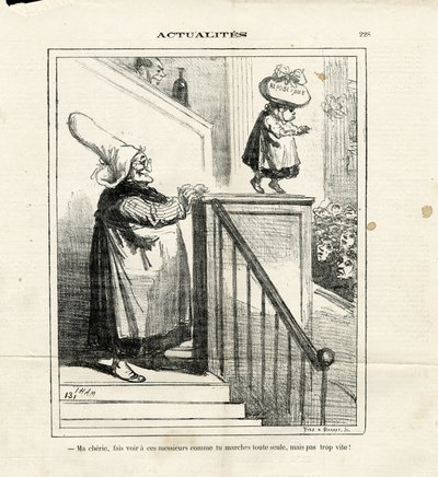 Illustrazione di Cham (1819-1879) in Le Charivari da Amédée de Noé