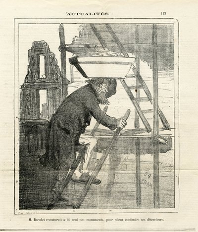 Illustrazione di Cham (1819-1879) in Le Charivari da Amédée de Noé