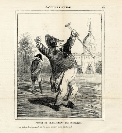 Illustrazione di Cham (1819-1879) in Le Charivari da Amédée de Noé
