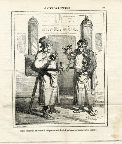 Illustrazione di Cham (1819-1879) in Le Charivari da Amédée de Noé