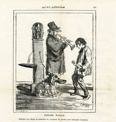 Illustrazione di Cham (1819-1879) in Le Charivari da Amédée de Noé