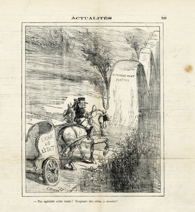 Illustrazione di Cham (1819-1879) in Le Charivari da Amédée de Noé