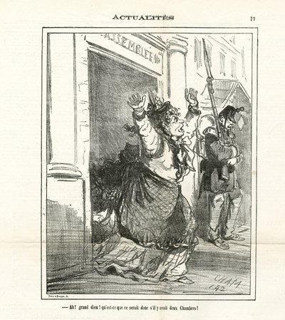 Illustrazione di Cham (1819-1879) in Le Charivari da Amédée de Noé