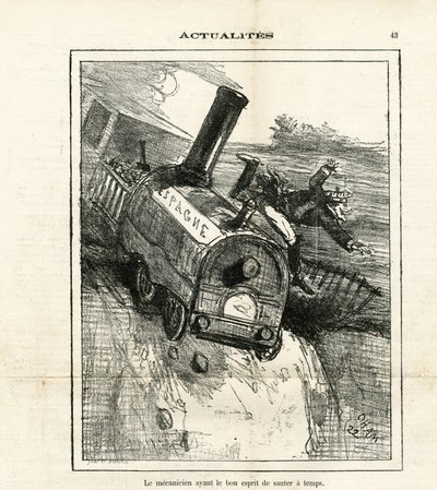 Illustrazione di Cham in Le Charivari da Amédée de Noé