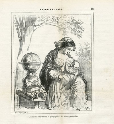 Illustrazione di Cham (1819-1879) in Le Charivari da Amédée de Noé