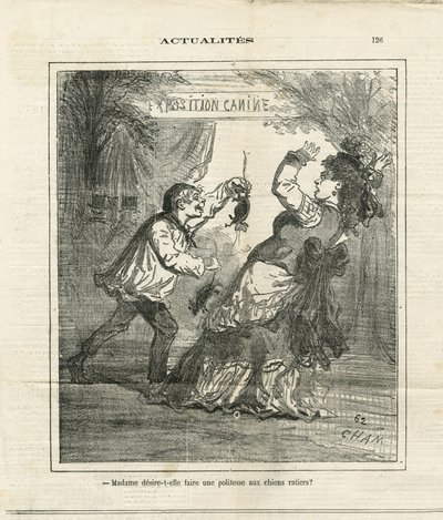 Illustrazione di Cham (1819-1879) in Le Charivari da Amédée de Noé