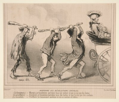 Storia delle rivoluzioni sociali, da Le Charivari da Cham