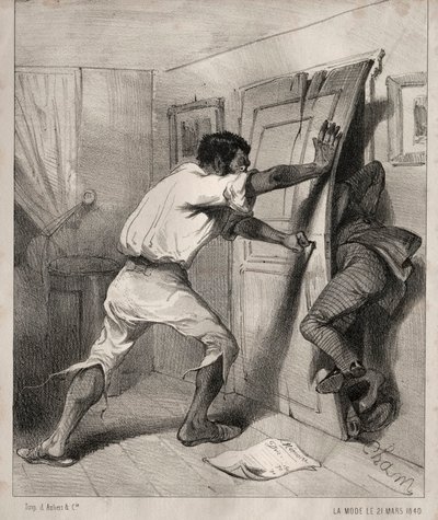 Un creditore troppo pressante, 1840 da Cham