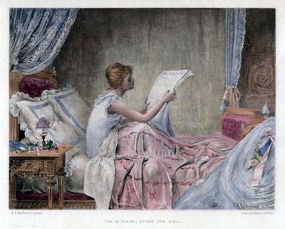 Il mattino dopo il ballo, fine XIX secolo da Champollion
