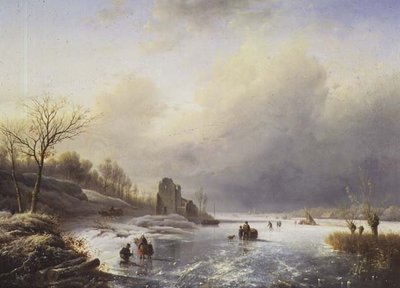 Scena invernale da Charles Henri Joseph Leickert