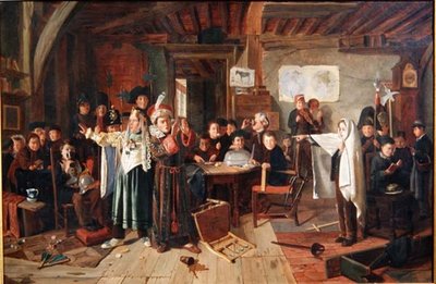 La Mascherata, c.1855 da Charles Hunt