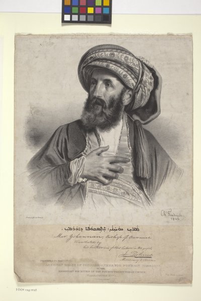 Mar Yohannan, Vescovo di Ooroomiah da Charles (after) Fenderich