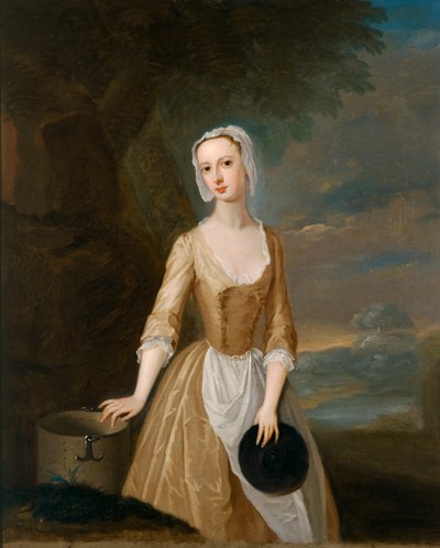 Catherine Hyde, Duchessa di Queensbury come una lattaia c.1770 da Charles (after) Jervas
