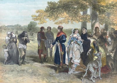 Floris V, Conte di Olanda e Zelanda da Charles (after) Rochussen