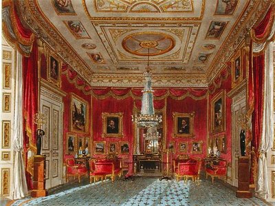 La sala da disegno in raso rosa, Carlton House, da 