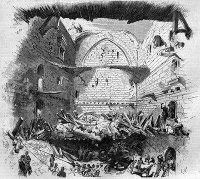 Il crollo del Padiglione di Vincennes, 29 novembre da Charles (after) Yriarte