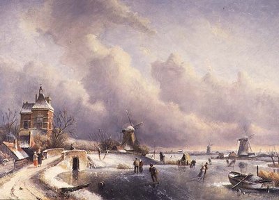 Paesaggio invernale da Charles (circle of) Leickert