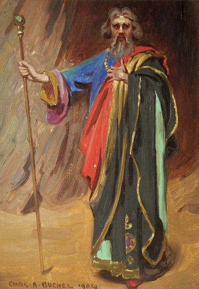 Lyn Harding come Prospero da Charles A. Buchel