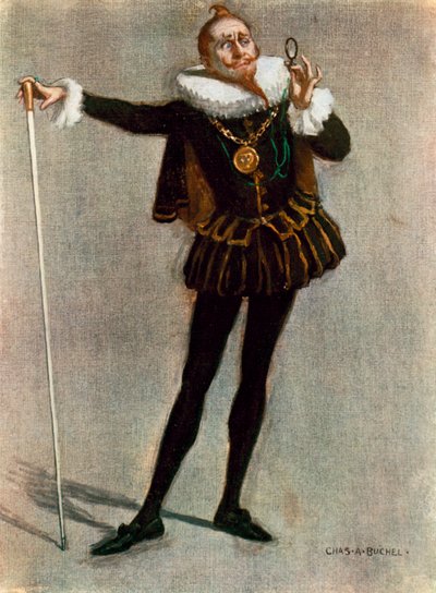 La dodicesima notte: Malvolio, Mr Tree da Charles A. Buchel