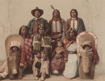 Capo Ute Severo e famiglia da Charles A. Nast, Detroit Photographic Company