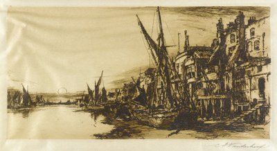 Il Tamigi a Limehouse da Charles A. Vanderhoof