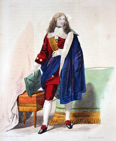 Jean-Baptiste Colbert de Torcy (1619-83), illustrazione da 
