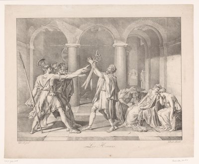 Il giuramento degli Orazi da Charles Achille D