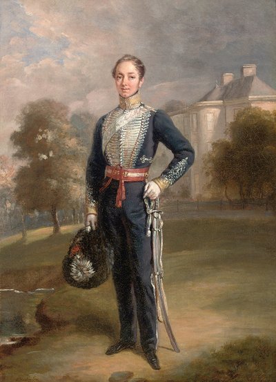 Ritratto del tenente George Ramsay di Lixmont da Charles Achille DHardiviller