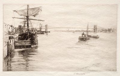 Ponte di Brooklyn, 1888 da Charles Adams Platt