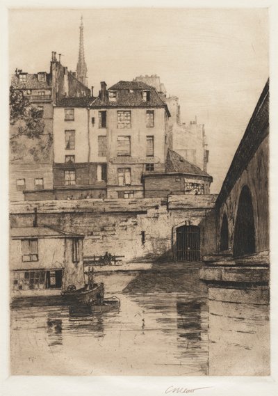 Quai des Orfèvres, Parigi, 1886 da Charles Adams Platt