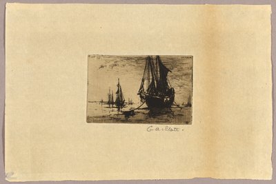 Schizzo di una Barca da Charles Adams Platt