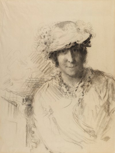 Ritratto di signora da Charles Albert Waltner