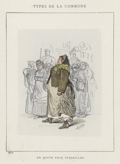 In viaggio per Versailles da Charles Albert d Arnoux Bertall