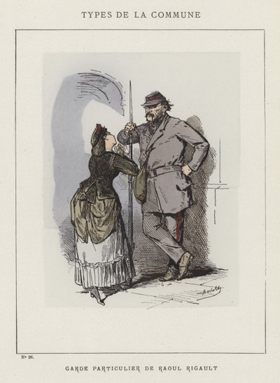 Garde Particulier de Raoul Rigault da Charles Albert d Arnoux Bertall