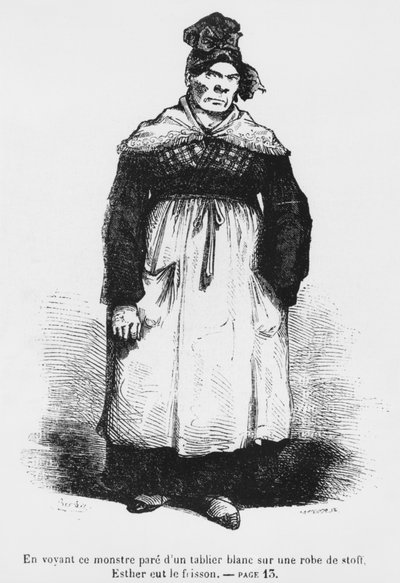 Jacqueline Collin, zia di Vautrin, conosciuta come Asie, illustrazione da 