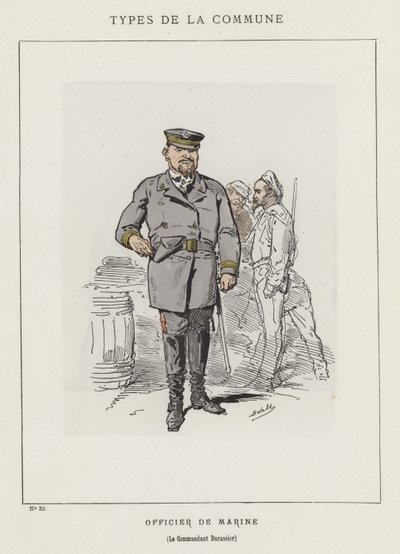 Ufficiale di Marina, Il Comandante Durassier da Charles Albert d Arnoux Bertall