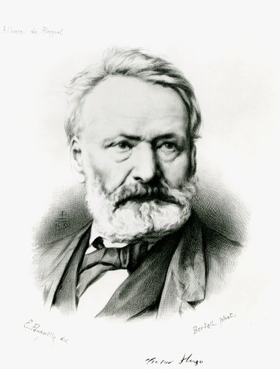 Ritratto di Victor Hugo (1802-85) da 