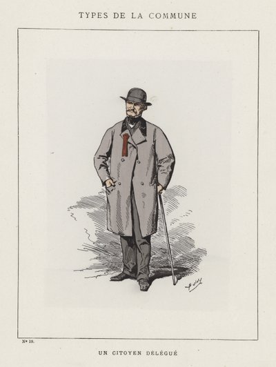 Un cittadino delegato da Charles Albert d Arnoux Bertall