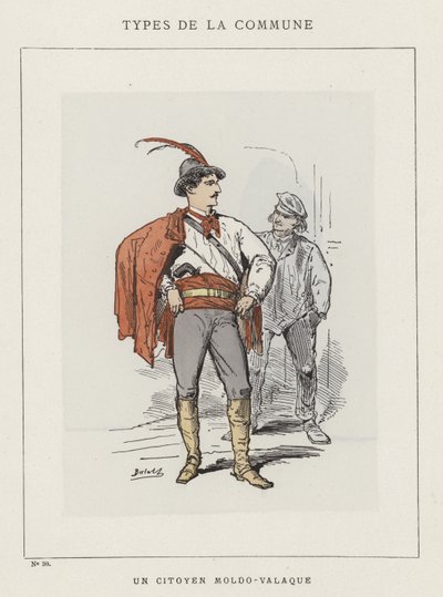 Un cittadino moldavo-valacco da Charles Albert d Arnoux Bertall