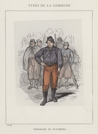 Vengeurs de Flourens da Charles Albert d Arnoux Bertall