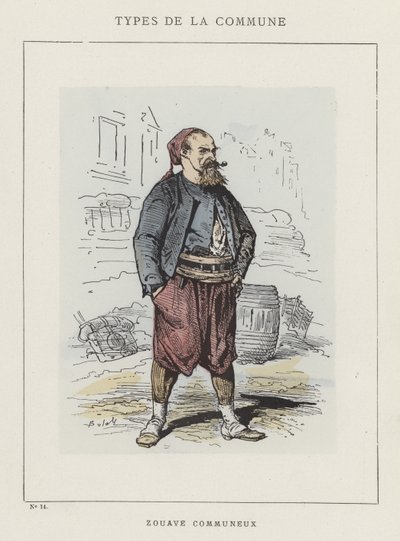 Zouave Communeux da Charles Albert d Arnoux Bertall