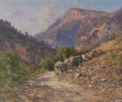 Sentiero di montagna nel Vercors 1917 da Charles Alexandre Bertier